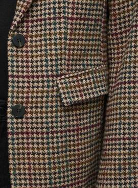 Blazer Vila Vihappy estampado de cuadros para mujer