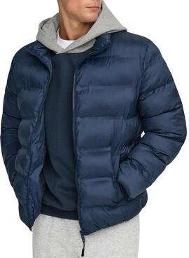 Cazadora Only and Sons Union acolchada marino para hombre