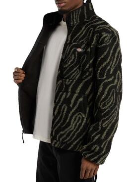 Forro Polar Dickies Mount Hope estampado negro para hombre