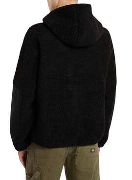 Forro Polar Dickies Central con capucha negro para hombre