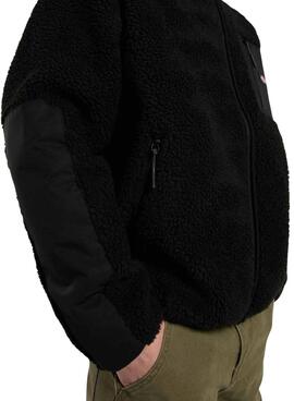 Forro Polar Dickies Central con capucha negro para hombre