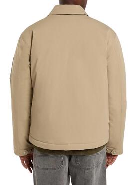 Cazadora Dickies forrada Eisenhower beige para hombre
