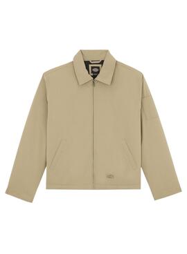 Cazadora Dickies forrada Eisenhower beige para hombre