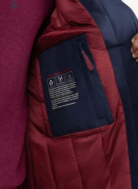 Gabardina El Ganso acolchada marino para hombre