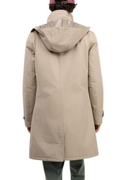 Gabardina El Ganso acolchada beige para hombre
