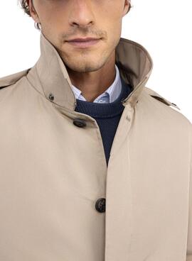 Gabardina El Ganso acolchada beige para hombre