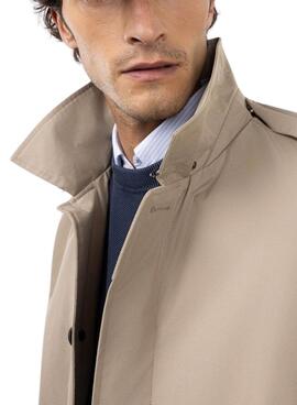 Gabardina El Ganso acolchada beige para hombre