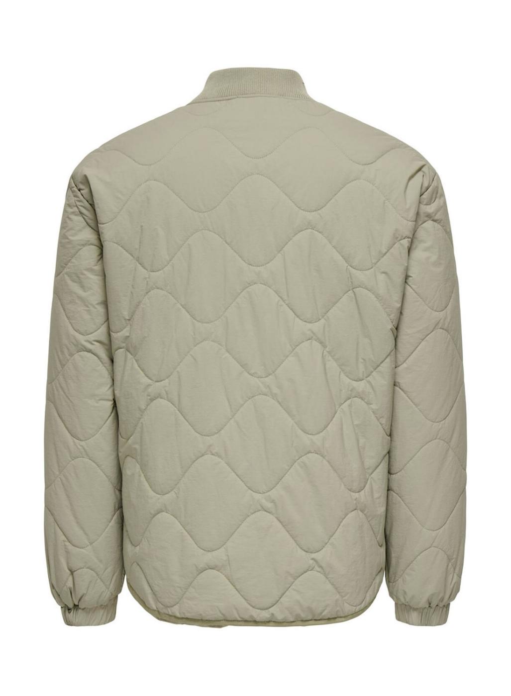 Cazadora Only and Sons Wren acolchada verde para hombre