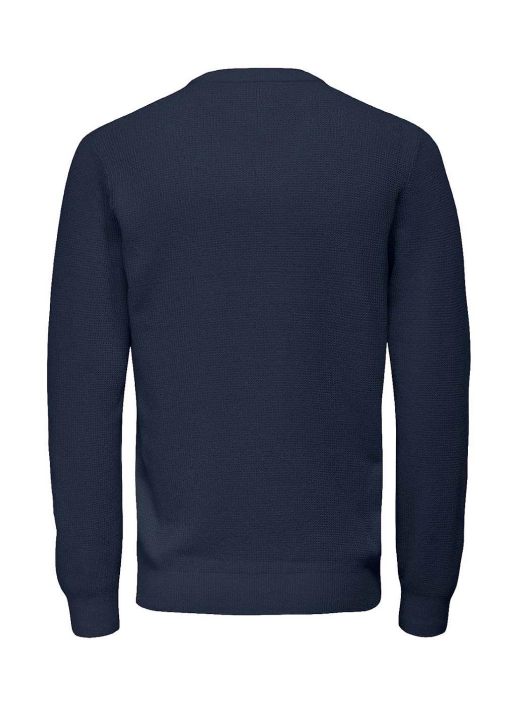Jersey Only and Sons Kurt regular marino para hombre