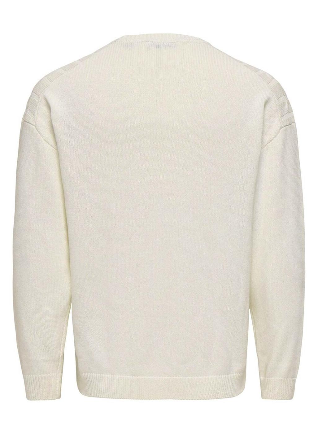 Jersey Only and Sons Lamard beige para hombre