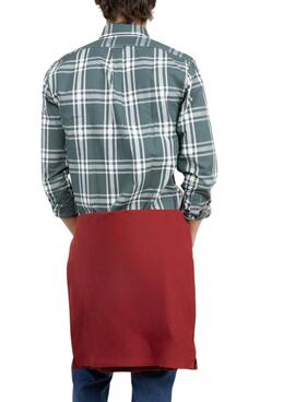 Camisa El Ganso estampado de cuadros Brit verde para hombre