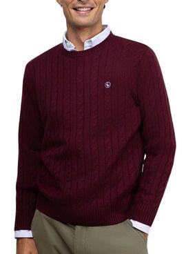 Jersey El Ganso de Ochos granate para hombre