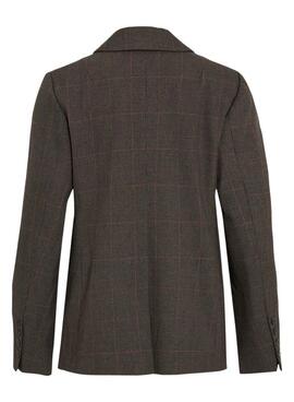 Blazer Vila Vifalte estampado de cuadros para mujer