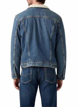 Cazadora vaquera Levis Type 3 Sherpa Trucker para hombre