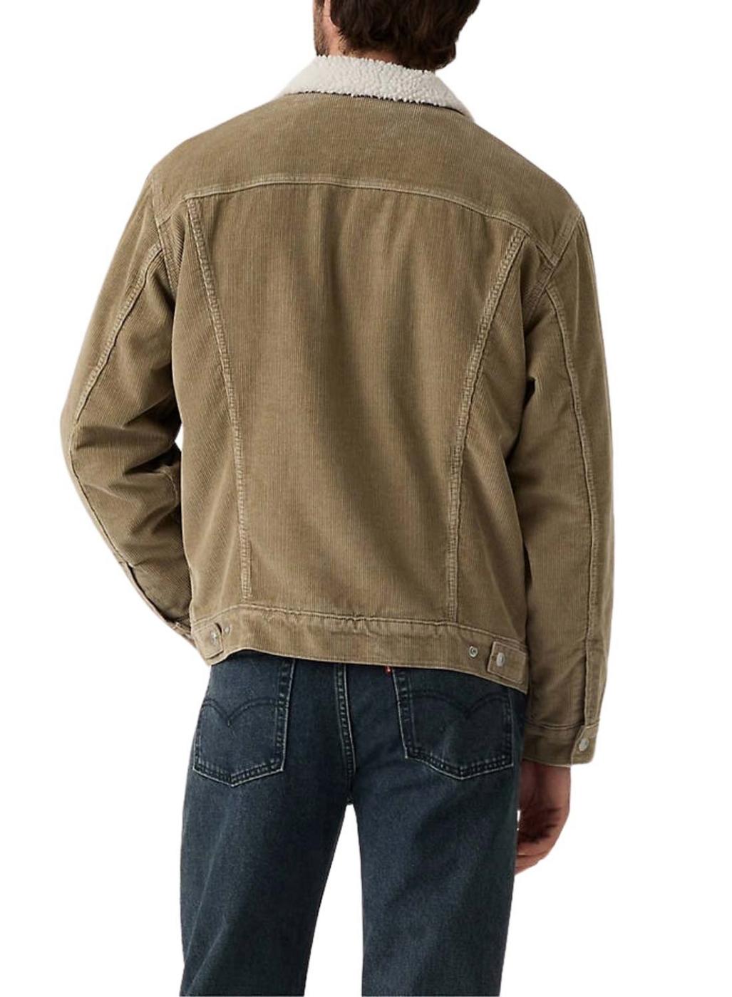 Cazadora Levis Sherpa de pana Relaxed tostado para hombre