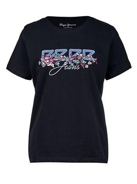 Camiseta Pepe Jeans Pepa Marino Mujer