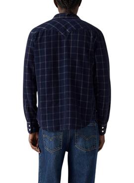 Camisa Levis Barstow Western marino para hombre