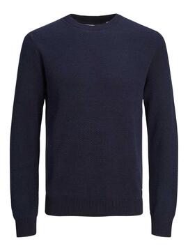 Jersey Jack and Jones Globe azul marino para hombre