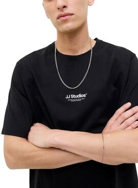 Camiseta Jack and Jones Soho negro para hombre