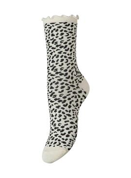 Pack 3 calcetines Pieces leopardo para mujer