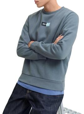 Sudadera Jack and Jones Pam gris para hombre