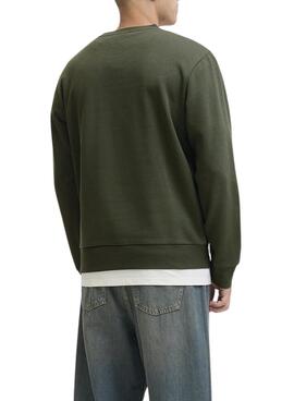 Sudadera Jack and Jones Pam verde para hombre