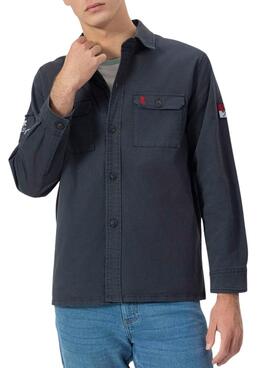 Sobrecamisa El Pulpo Heritage marino para hombre