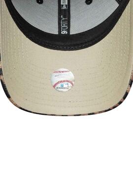 Gorra New Era Leopardo Velour 9FORTY para mujer