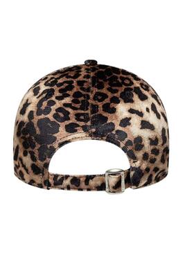Gorra New Era Leopardo Velour 9FORTY para mujer