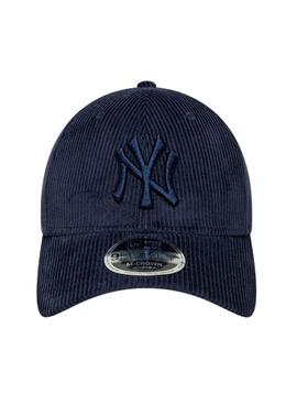 Gorra New Era Cord Yankees MLB Cord 9FORTY marino