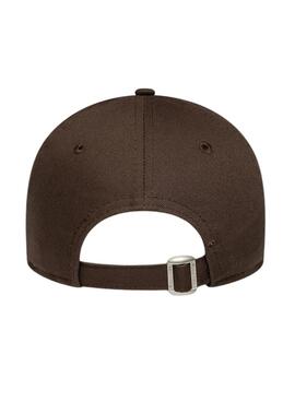 Gorra New Era Essential Midi 9FORTY marrón para mujer