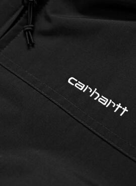 Cazadora Carhartt Sail con capucha negro para hombre