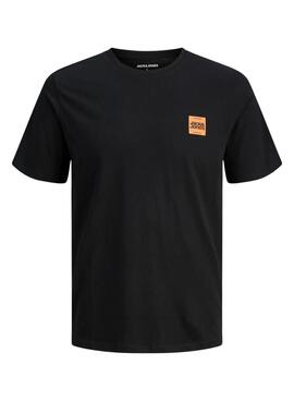 Camiseta Jack and Jones Brandy negro para hombre