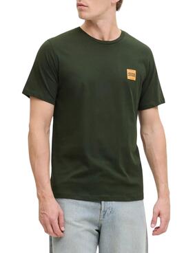Camiseta Jack and Jones Brandy verde para hombre