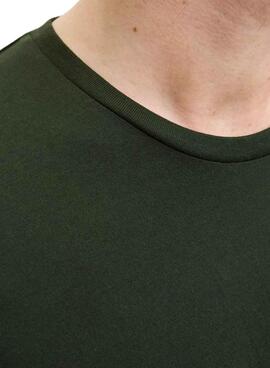 Camiseta Jack and Jones Brandy verde para hombre