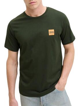 Camiseta Jack and Jones Brandy verde para hombre