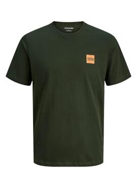 Camiseta Jack and Jones Brandy verde para hombre