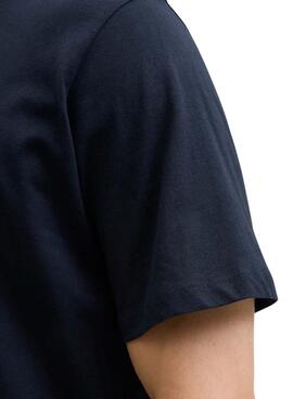 Camiseta Jack and Jones Brandy azul marino para hombre