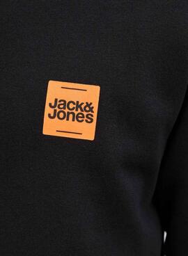Sudadera Jack and Jones Brandy negro para hombre