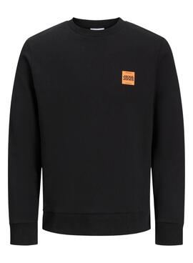 Sudadera Jack and Jones Brandy negro para hombre