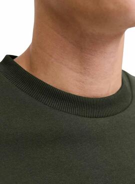 Sudadera Jack and Jones Brandy verde para hombre