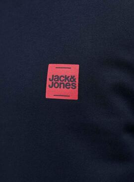 Sudadera Jack and Jones Brandy azul marino para hombre