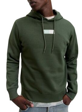 Sudadera Jack and Jones Pan verde para hombre