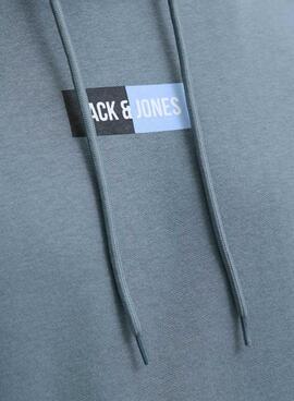 Sudadera Jack and Jones Pan azul para hombre