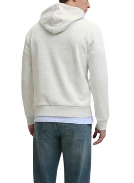 Sudadera Jack and Jones Pan gris para hombre