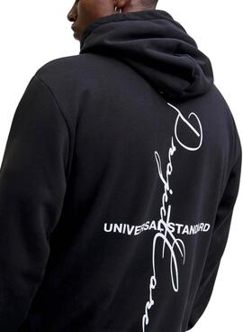 Sudadera Jack and Jones Cocover negro para hombre