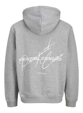 Sudadera Jack and Jones Cocover gris para hombre