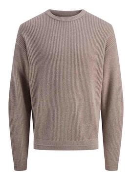 Jersey Jack and Jones Kaito beige para hombre