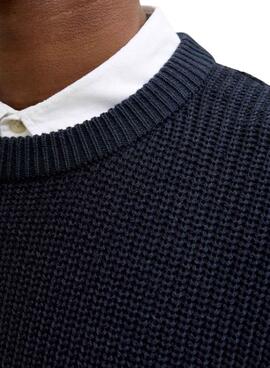 Jersey Jack and Jones Kaito azul marino para hombre