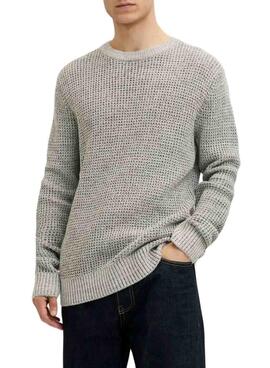 Jersey Jack and Jones Global gris para hombre